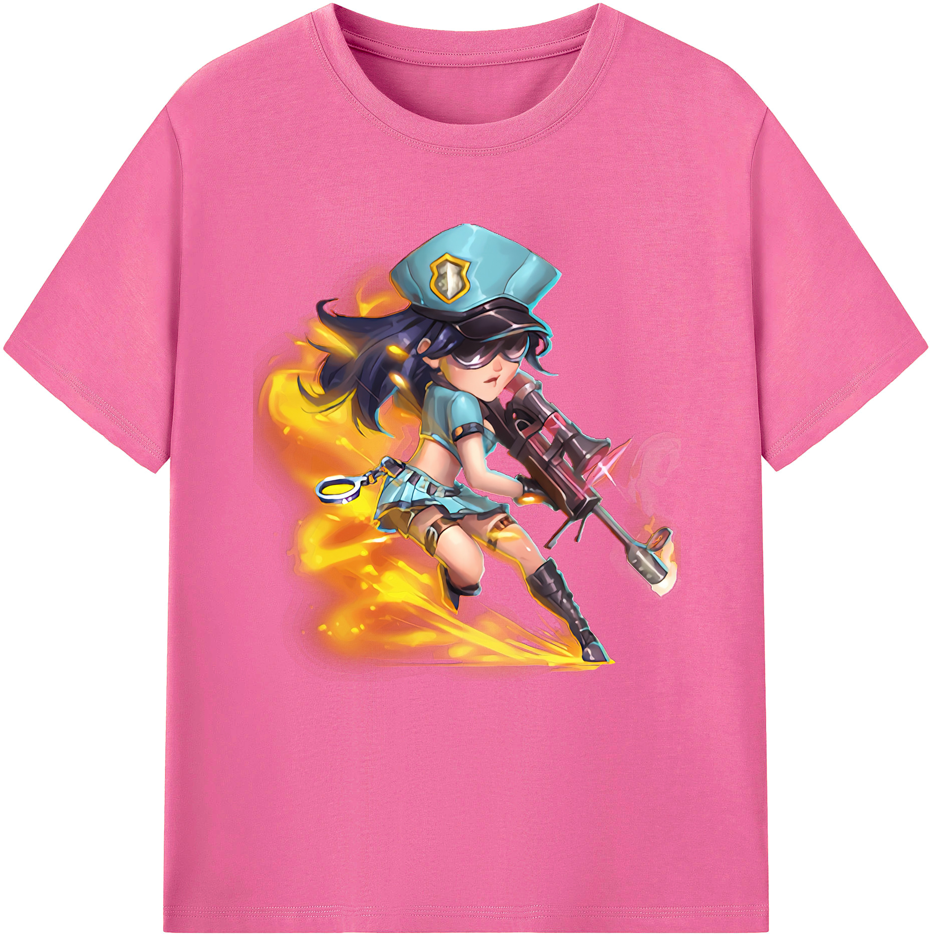 （画像用） リーグ・オブ・レジェンド League of Legends LOL レディースカジュアルプリントTシャツ（綿100％）